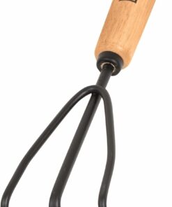 Tempered Steel Hand Cultivator With Wood Handle MA2